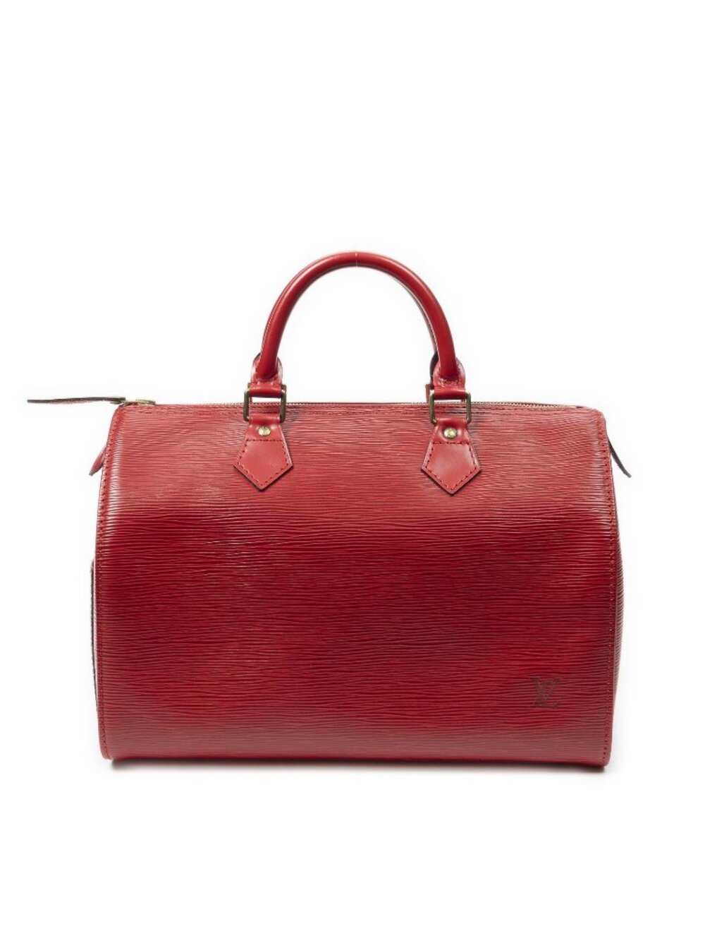 Louis Vuitton Speedy Red Epi Handbag
